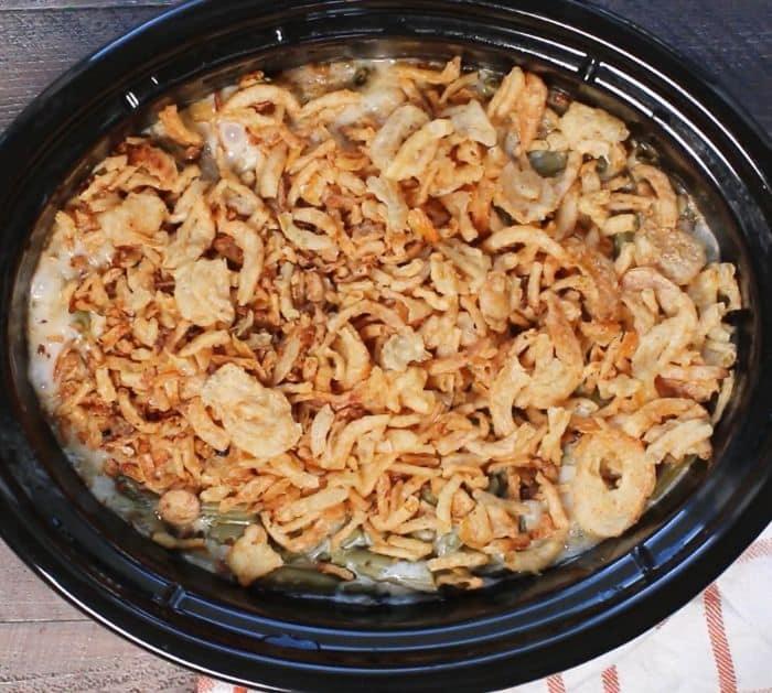 How to Make Green Bean Casserole in a Slow Cooker