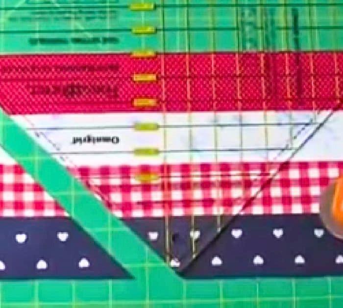 Easy to Sew Strata Star Table Topper