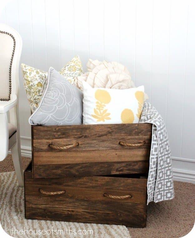 DIY Vintage Crates, a bedroom decor idea worth trying this season and a project that looks pricier than it really is