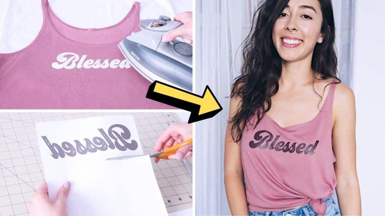 Easy DIY Custom Print Shirts Using An Iron