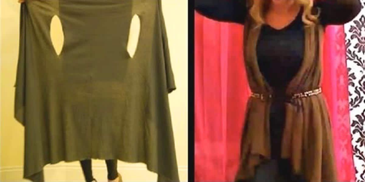 Super Easy Wrap Vest Only Takes 2 Minutes To Make! Cheap And Simple…