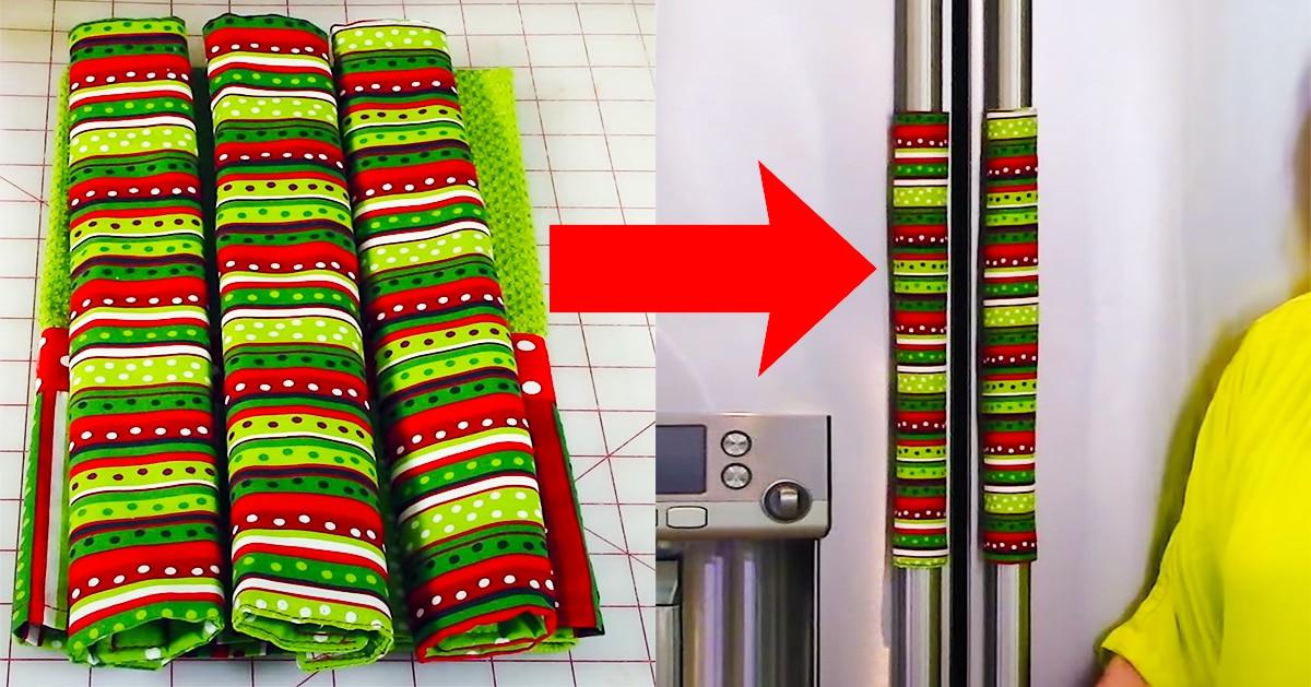 DIY Fridge Door Handle Cover