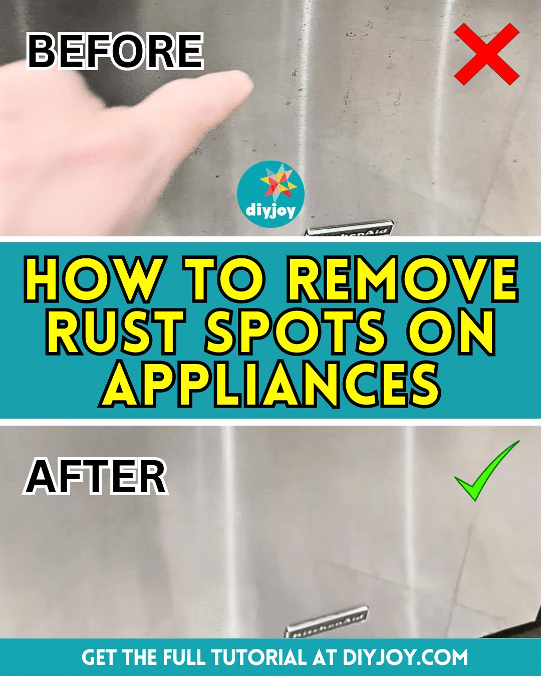 How To Remove Rust Spots On Appliances