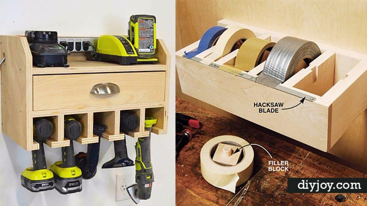 12 DIY Ideas To Organize The Garage