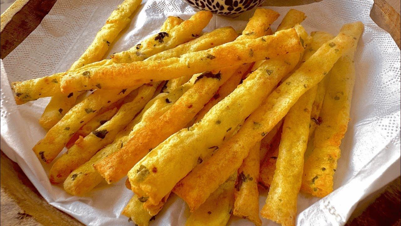 Air-Fried Crispy Potato Sticks Recipe
