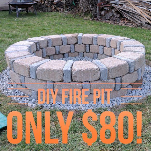 DIY Brick Fire Pit For Only $80, a backyard gathering spot, and something worth showing off once it is done