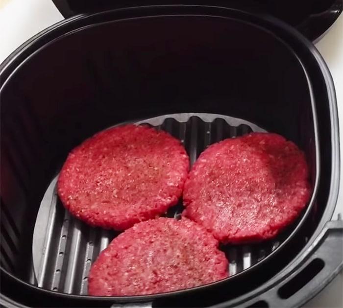 How To Make Cheeseburgers in air fryer - 9 minute recipes - Easy Burger Recipes