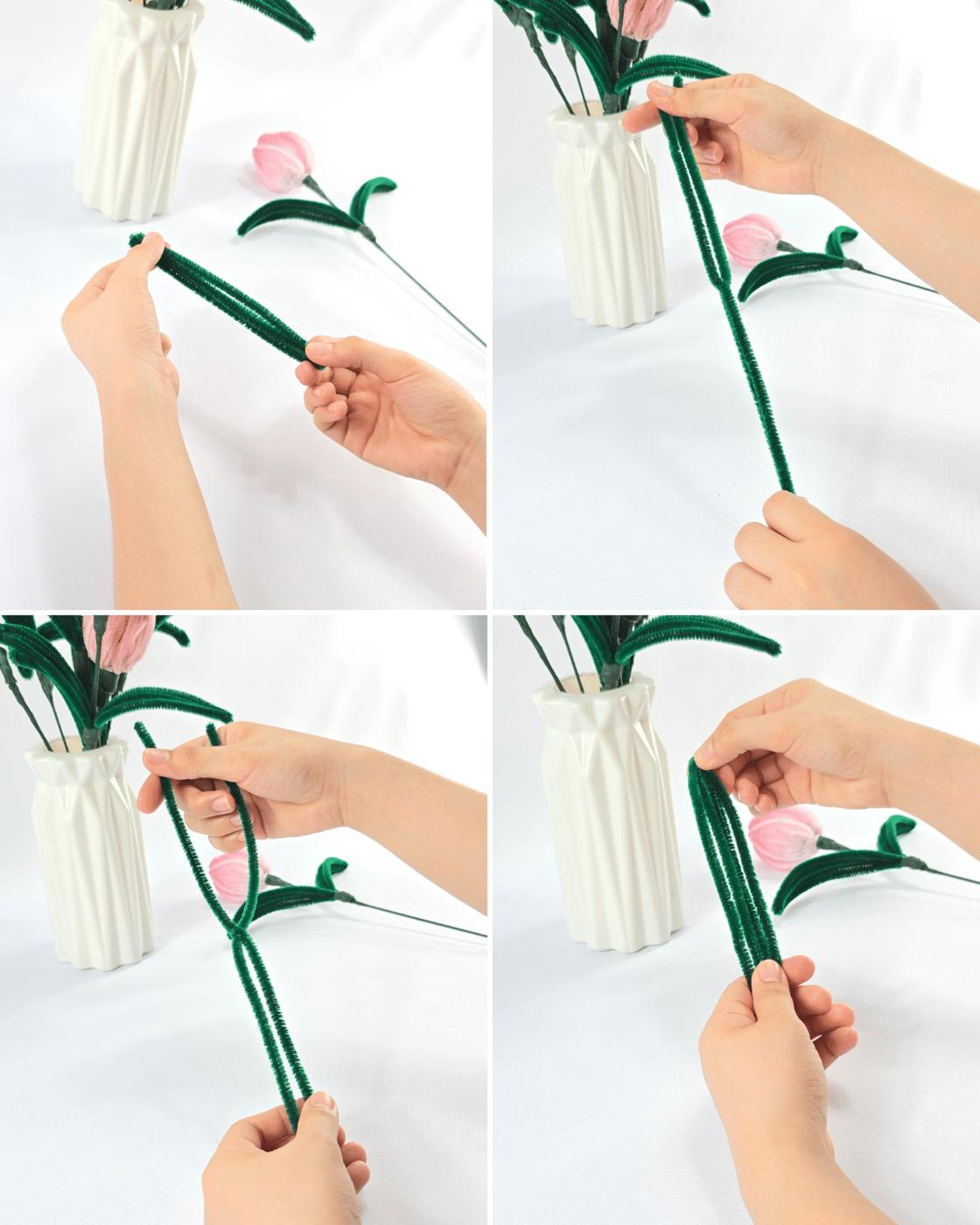 Pipe Cleaner Tulips — diy pipe cleaner tulip bouquet