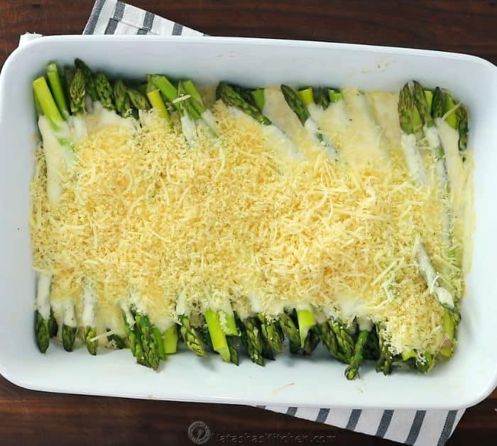 Best Cheesy Asparagus Casserole Recipe Ingredients