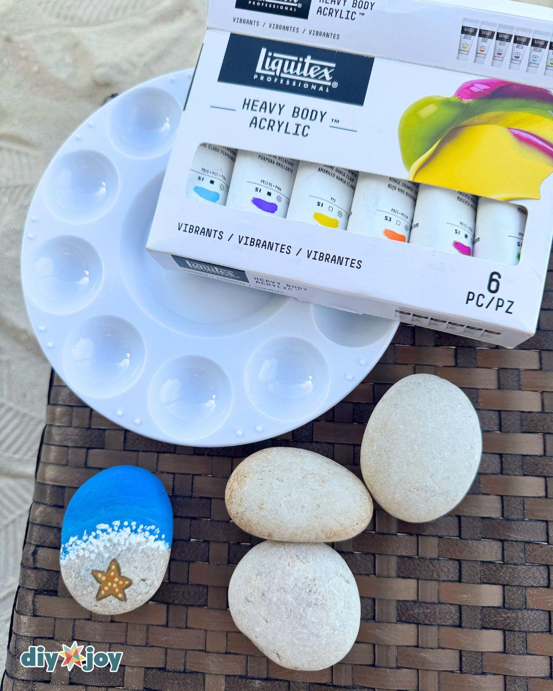 Easy Beach Rock Painting — rock painting ideas for beginners