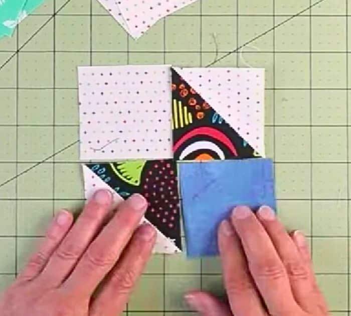 Easy to Sew Four X Star Quilt Block