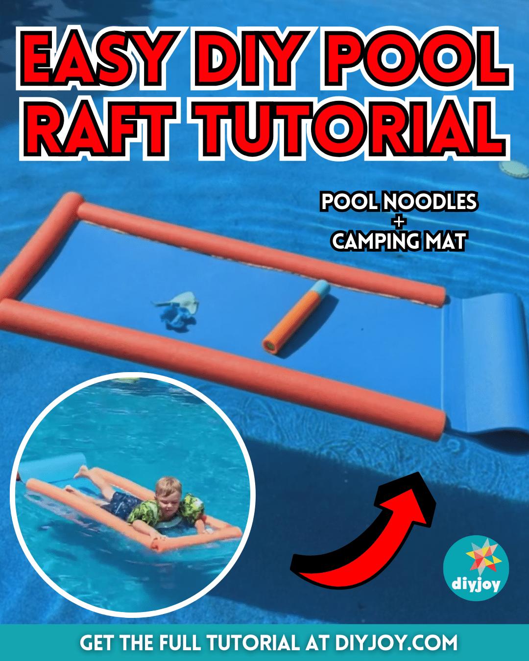 Easy DIY Pool Raft Tutorial