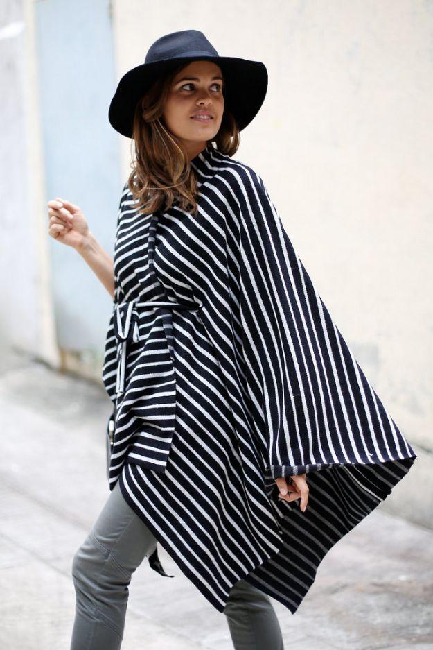 DIY No-Sew Blanket Cape, easy enough for a beginner to follow and a nice way to make a plain corner feel finished
