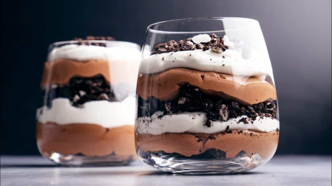 3-Ingredient Chocolate Mousse Trifle