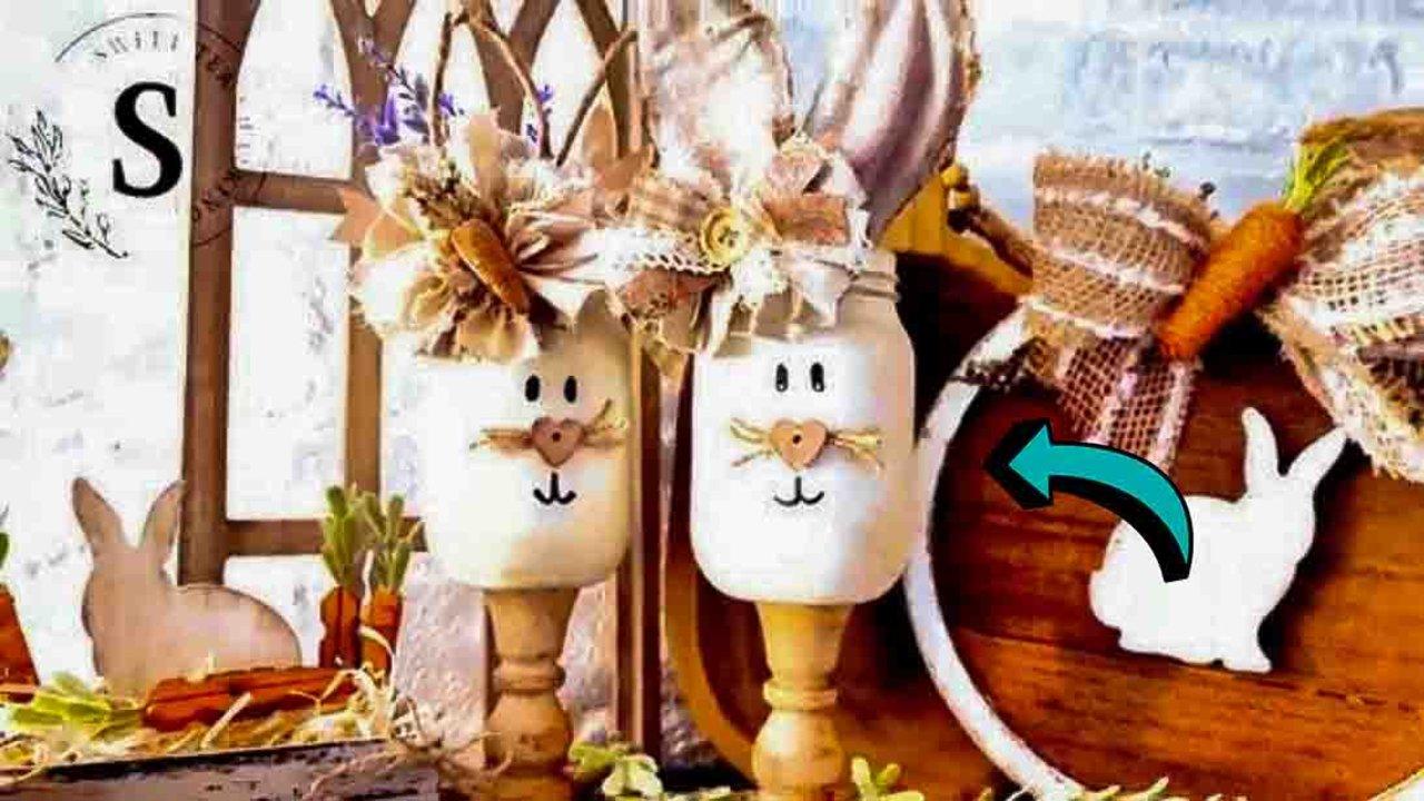 DIY Mason Jar Bunnies Tutorial