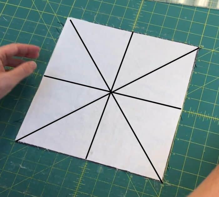 Half-Square Quilted Pillow Materials