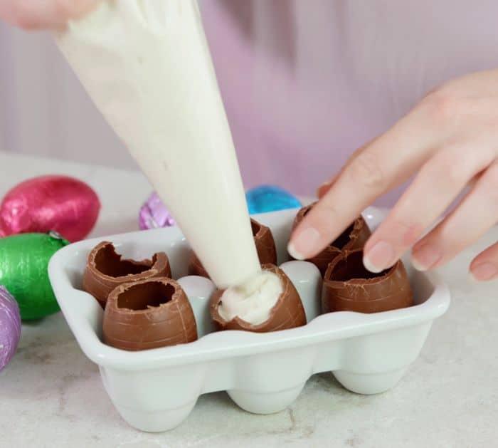 Easy Cheesecake Filled Easter Eggs Recipe