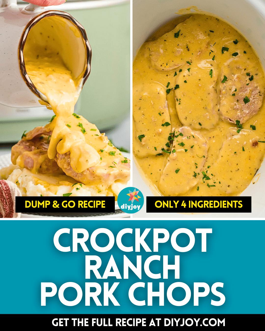 Easy Crockpot Ranch Pork Chops Recipe