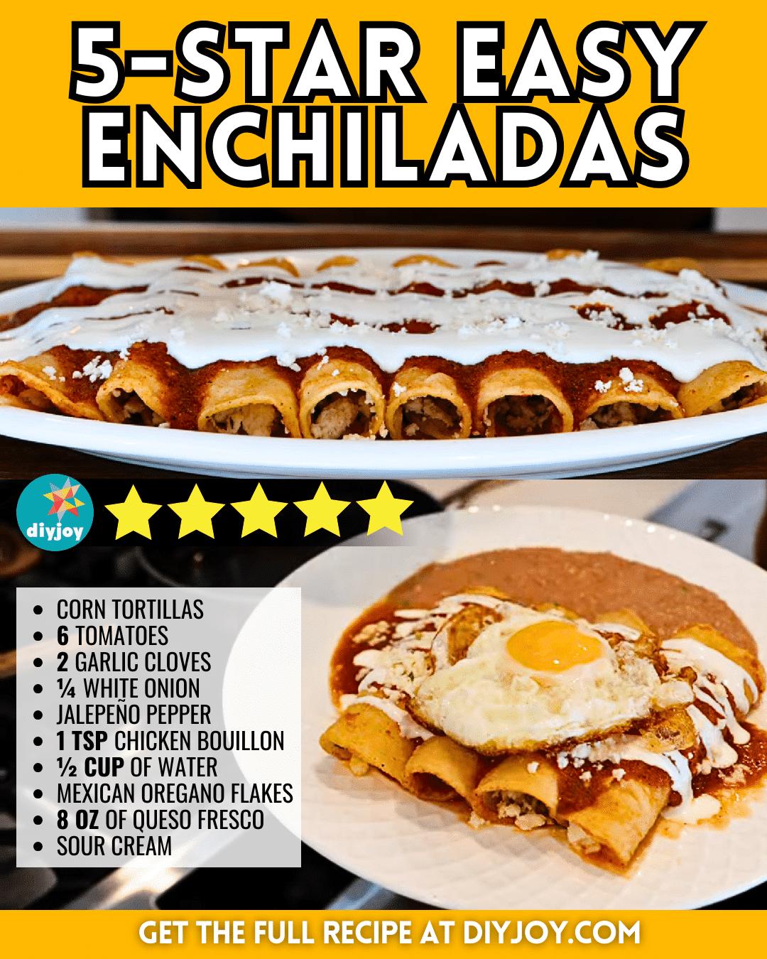 5-Star Easy Enchiladas Recipe