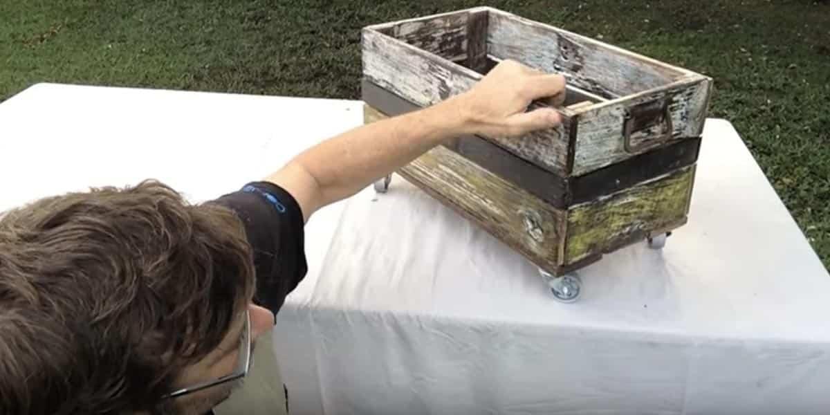 Watch How He Makes This Awesome Rustic Magazine Rack!