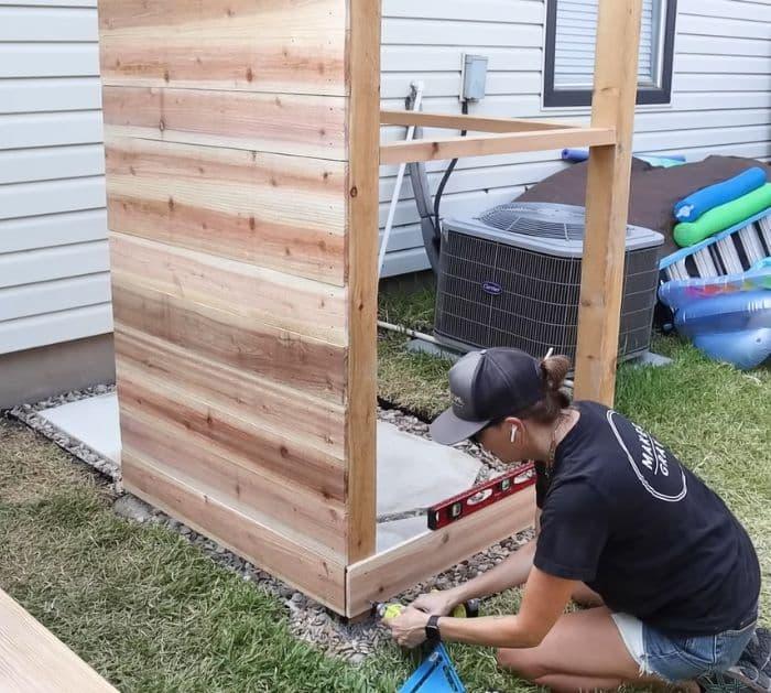 How to Make an Outdoor Shower project