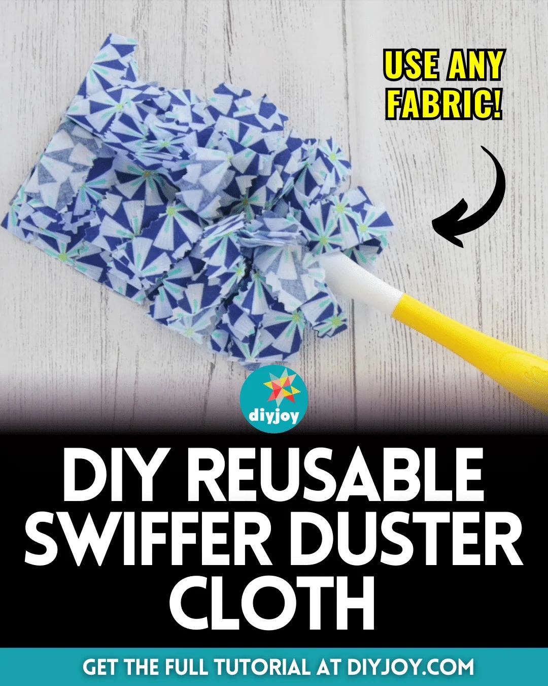 Easy DIY Reusable Swiffer Duster Cloth Tutorial