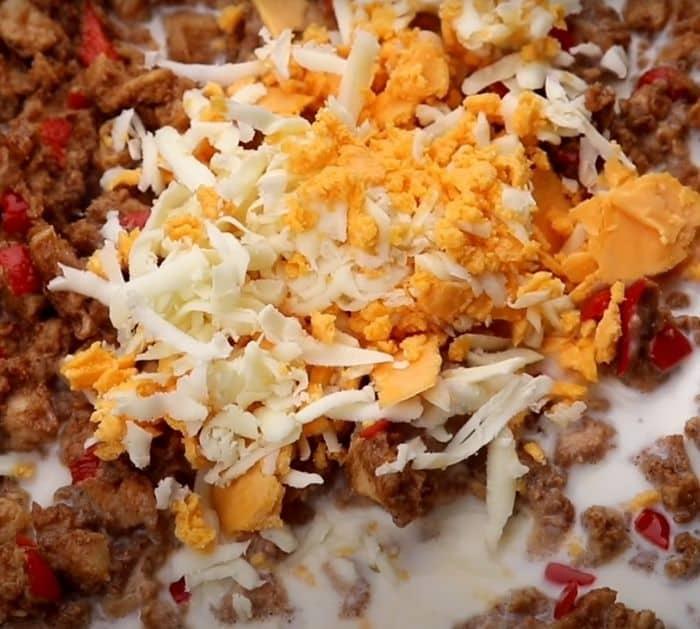 How to make stuffed chicken cheese burger