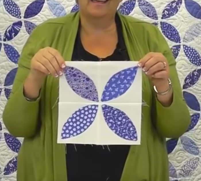 Orange Peel Quilt Block Project