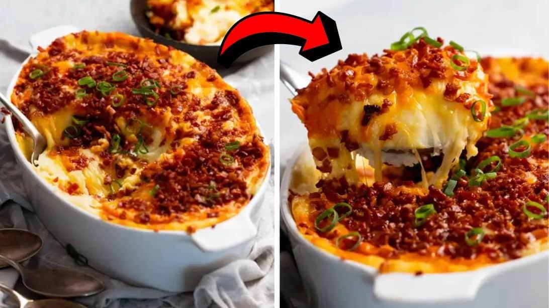 Easy Mashed Potato Casserole Recipe