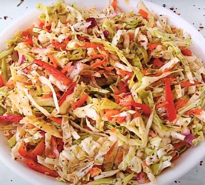 How to Make Tangy Vinegar Coleslaw