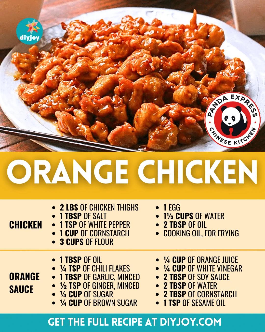 Copycat Panda Express Orange Chicken Recipe
