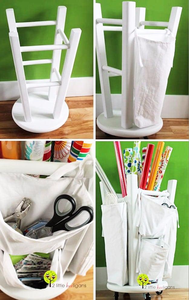 Wooden Stool Into A Tool And Crafts Organizer, a smart shortcut worth keeping on hand and a favorite pick from this roundup
