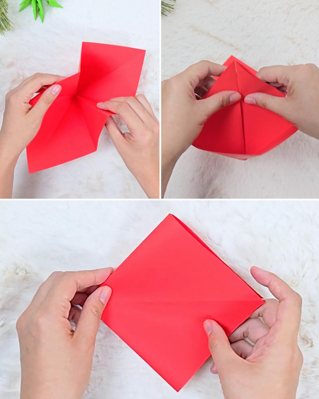 DIY 3D Origami Christmas Tree
