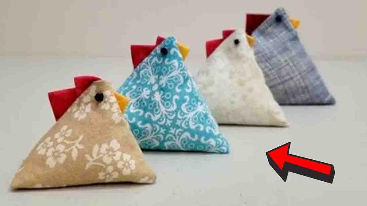 DIY Chicken Pin Cushion Tutorial