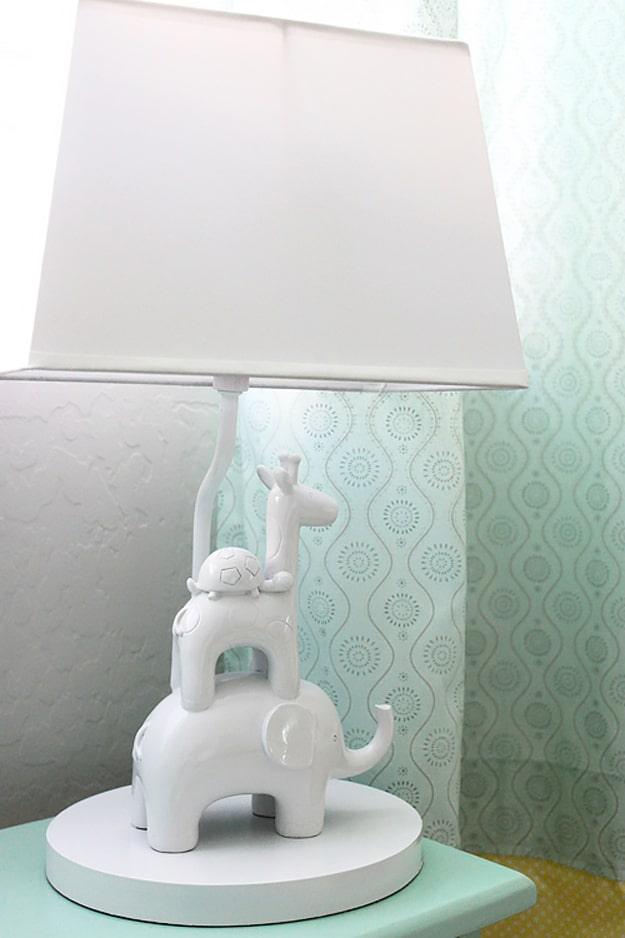 Jonathan Adler Nursery Light, a versatile idea that works in more than one room and a budget friendly way to update the space