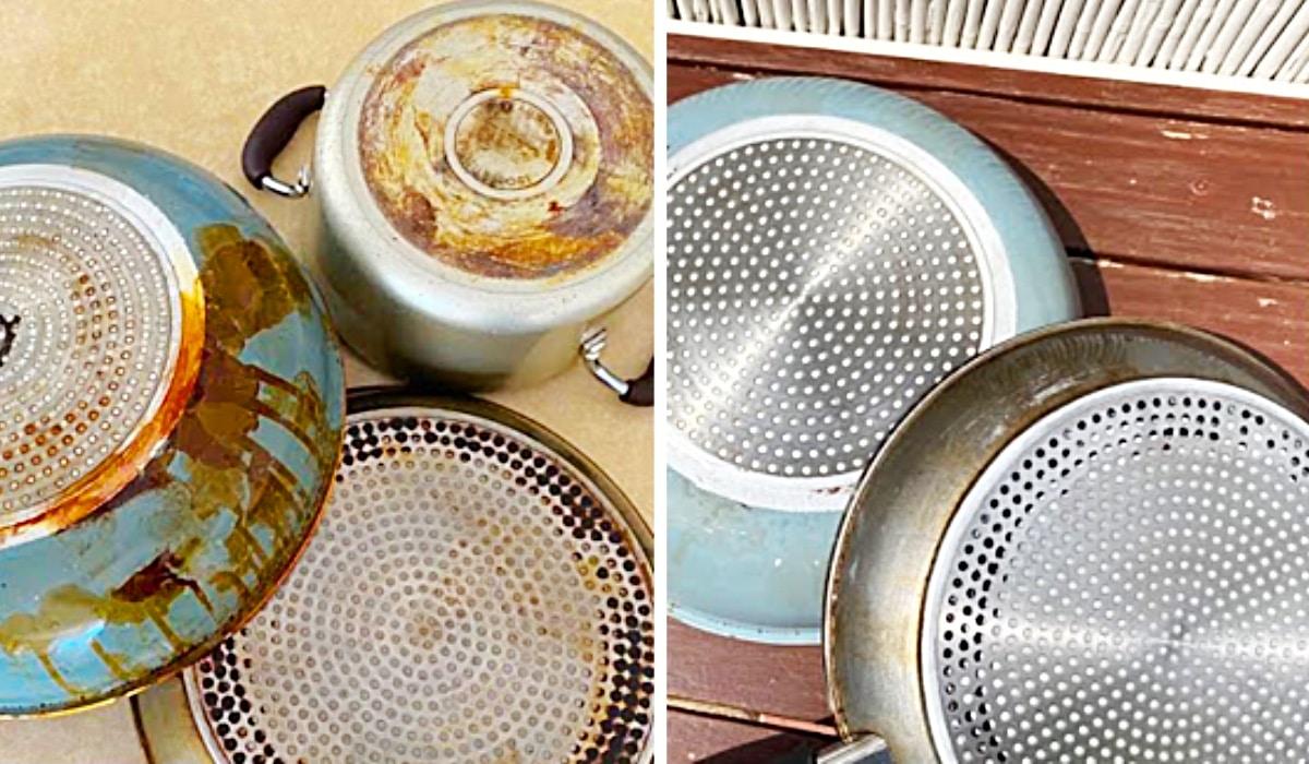 Easy Way To Clean Burnt Pots And Pans