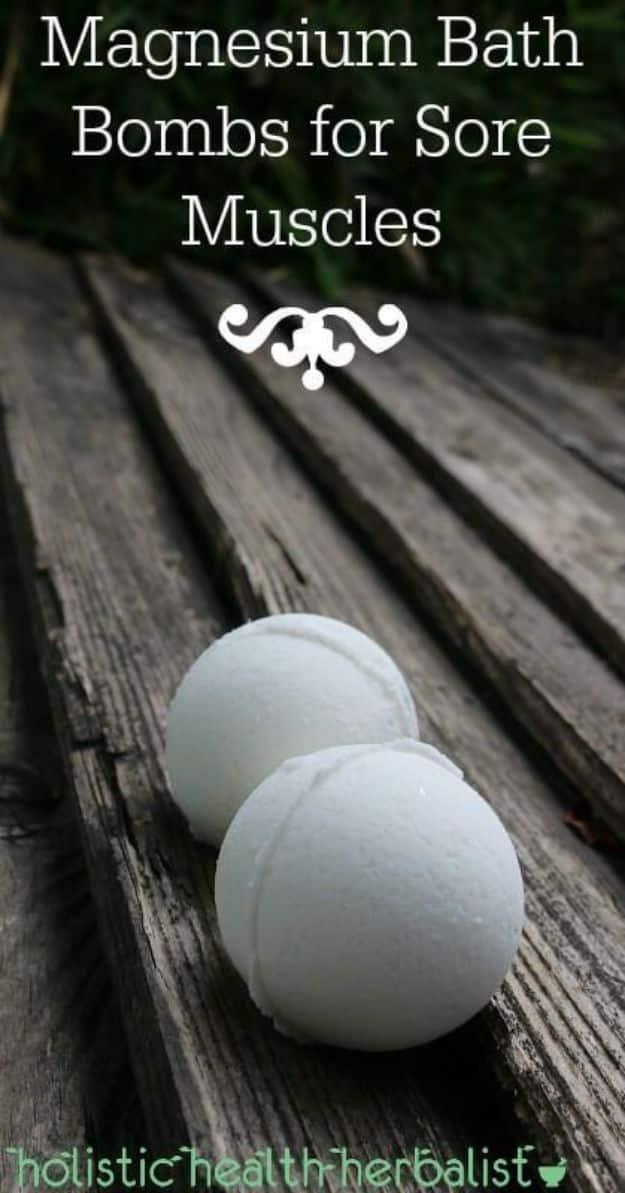 Magnesium Bath Bombs for Sore Muscles, a fizzy homemade soak, and a treat that turns an ordinary night into self care