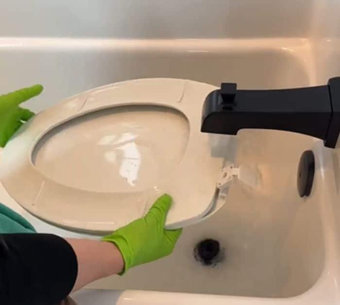 Toilet Cleaning Trick