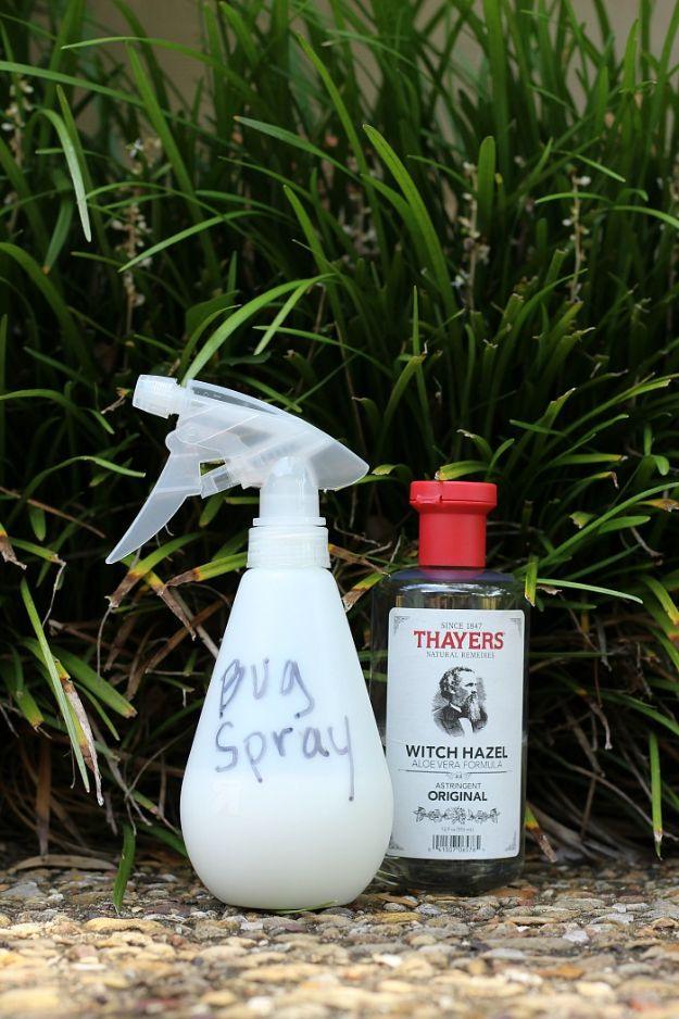 DIY Essential Oil Recipes and Ideas - DIY Essential Oil Bug Spray - Cool Recipes, Crafts and Home Decor to Make With Essential Oil - Diffuser Projects, Roll On Prodicts for Skin -