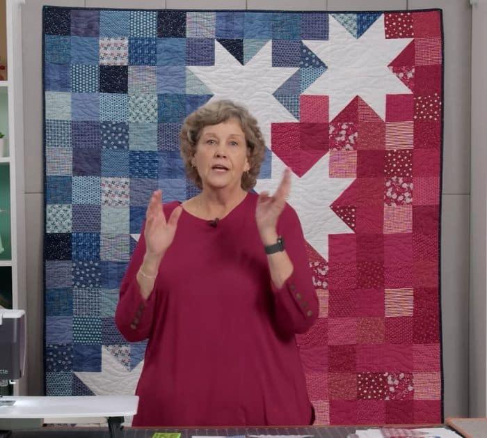 Easy to Sew Star-Spangled Variation Quilt