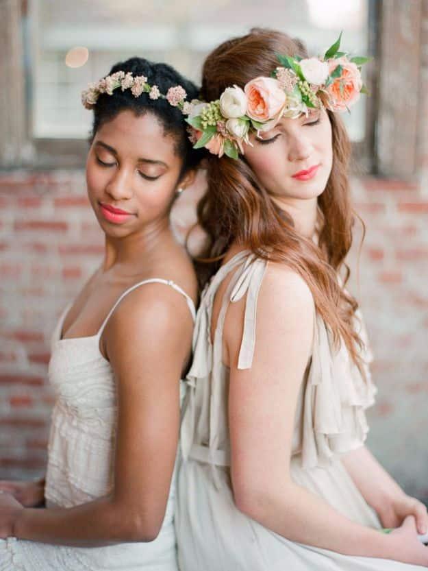 Crepe Paper Flower Crown, a rustic outdoor element, quick enough to finish before nap time and a keepsake worth handing down