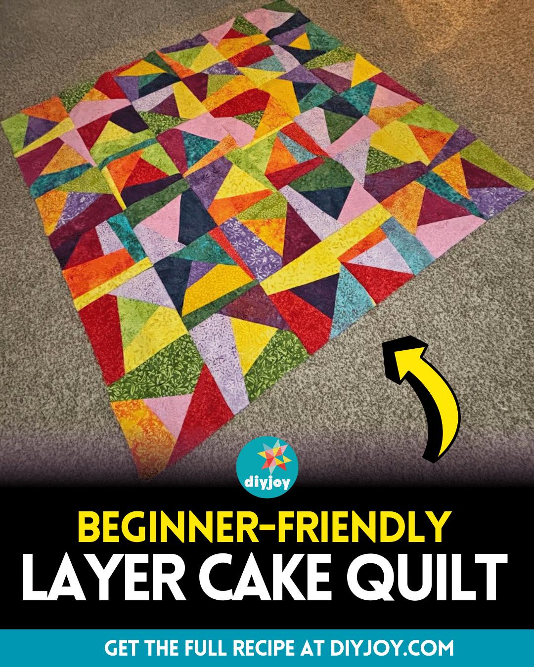 Easy Layer Cake Quilt for Beginners