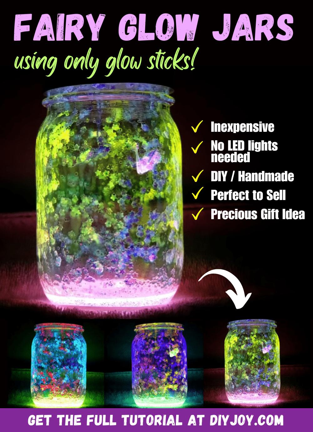Super Easy DIY Fairy Glow Jars Tutorial