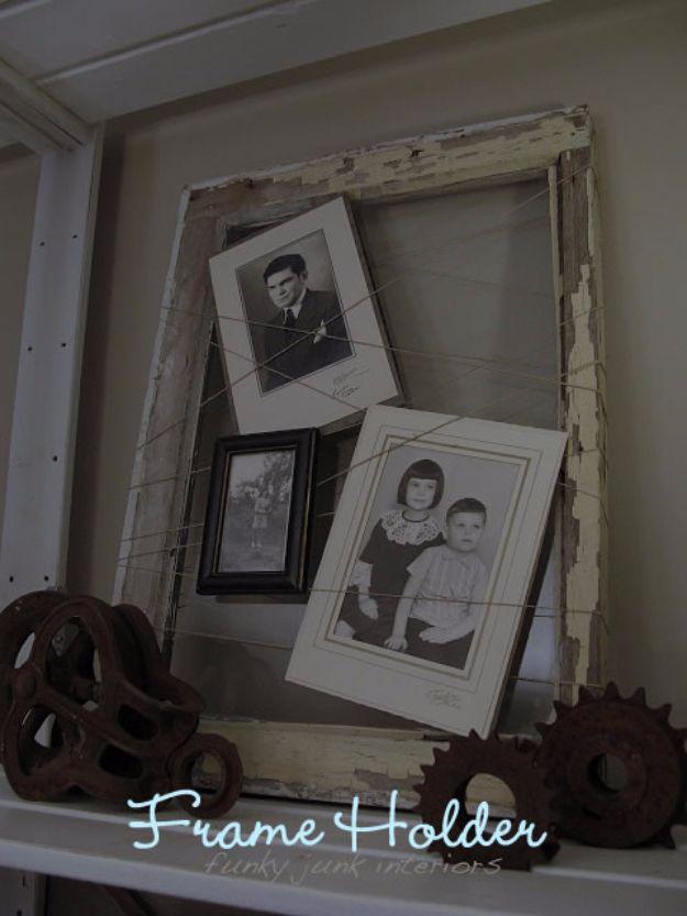 Frame Holder, simple enough for a first weekend project and a look that gets noticed the moment guests walk in