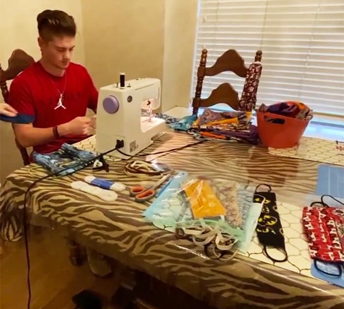 Meet This Eagle Scout Who Sewed Hundreds Of Face Masks During The Pandemic