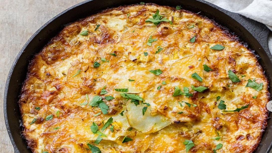 How to Make a Potato Cake with 3 Potatoes and an Egg
