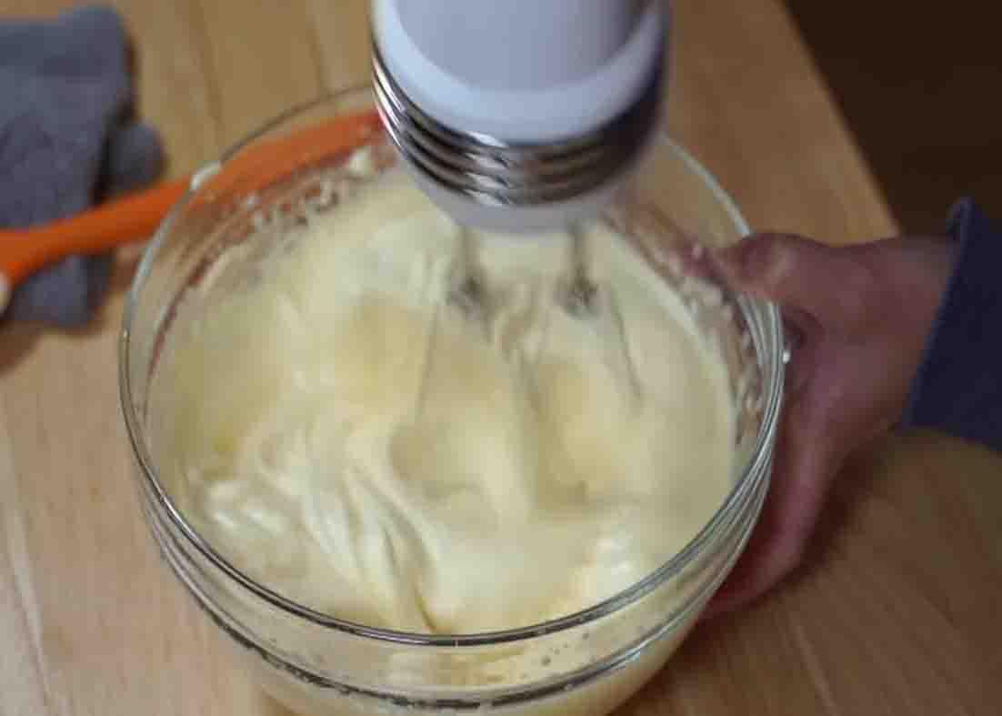 Combining the ingredients for the cookie dough loaf