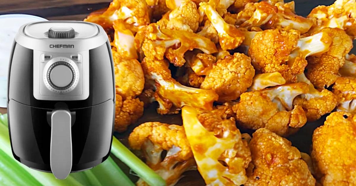 Air Fryer Buffalo Cauliflower Bites