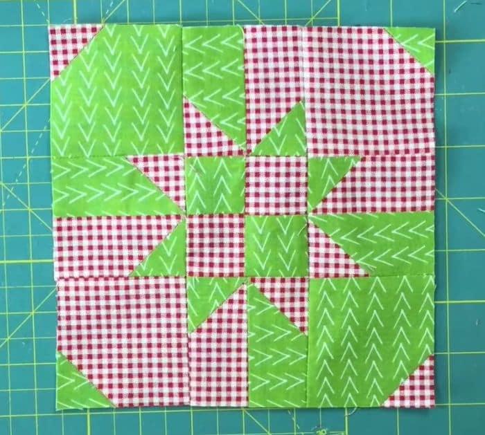 How to Make a Disappearing Hour Glass Quilt Block