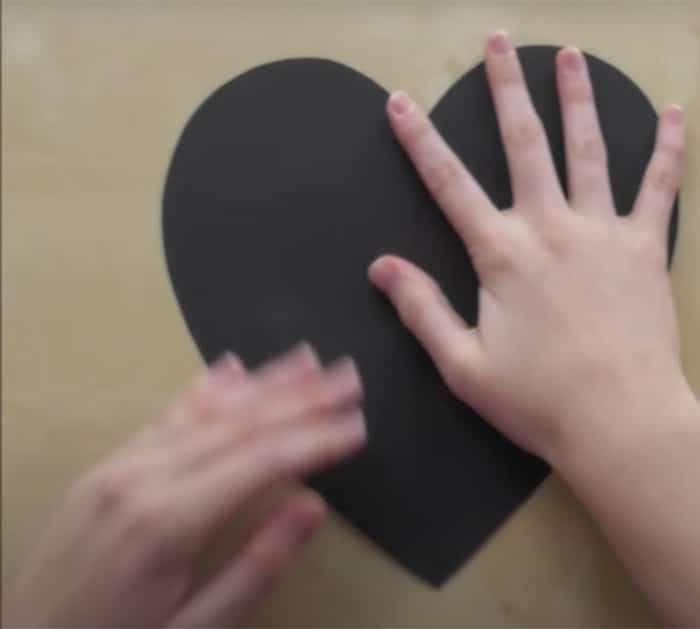 materials for diy popup heart card